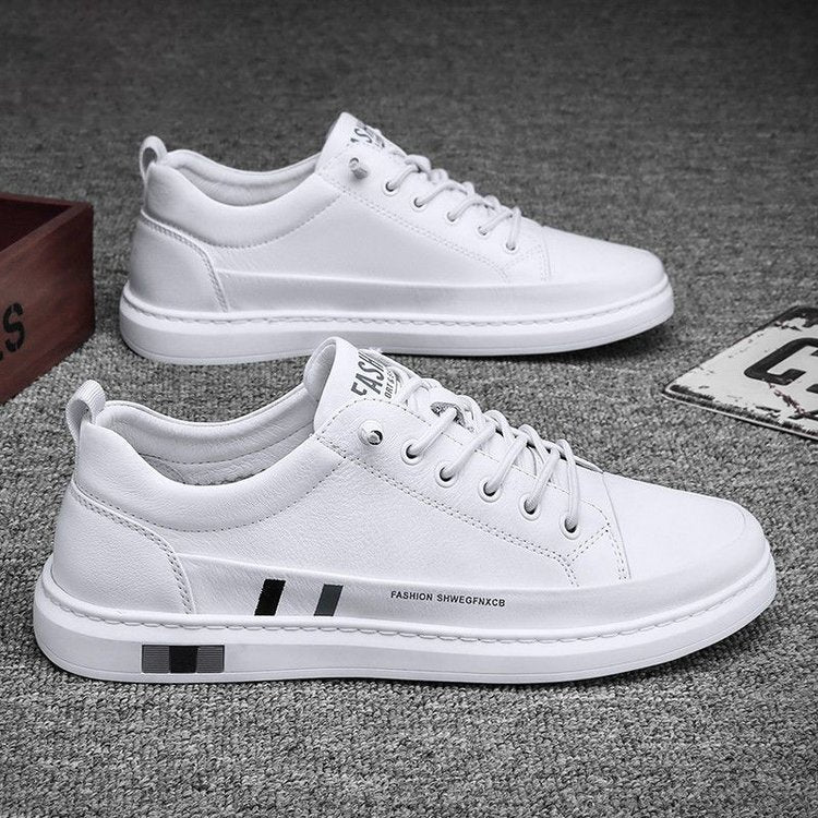 Authentic Leather Casual Sneakers - Style and Comfort in Every Step