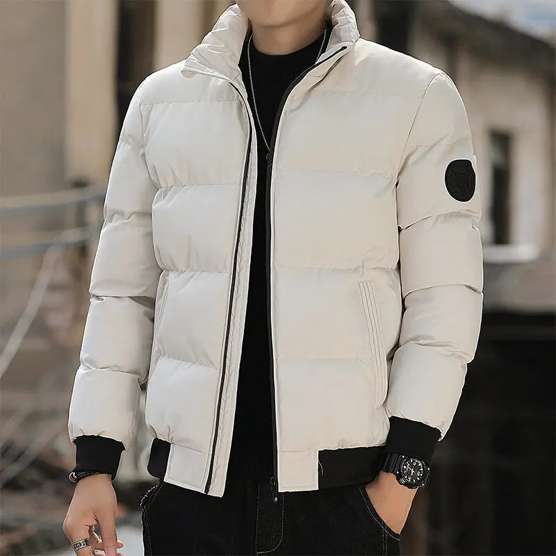 Alpha Style Padded Cotton Jacket for Men