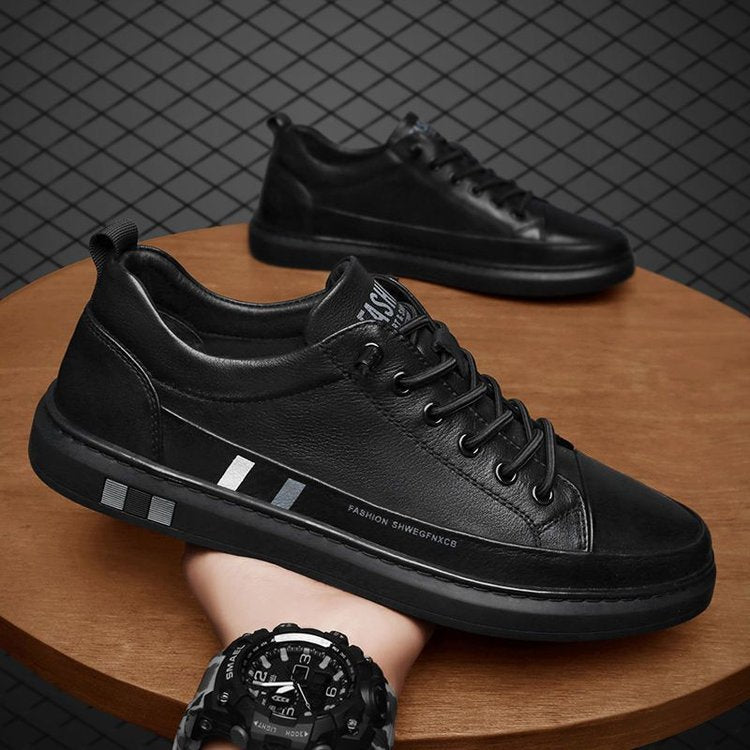 Authentic Leather Casual Sneakers - Style and Comfort in Every Step