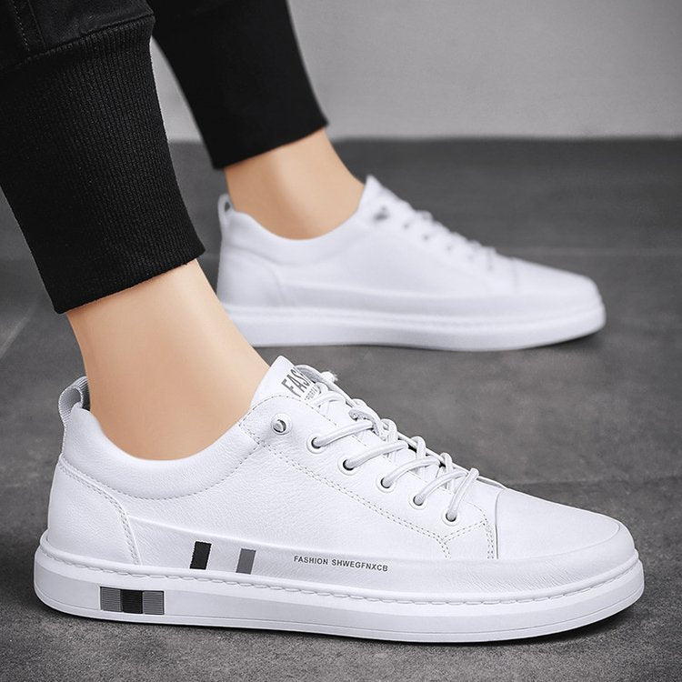 Authentic Leather Casual Sneakers - Style and Comfort in Every Step