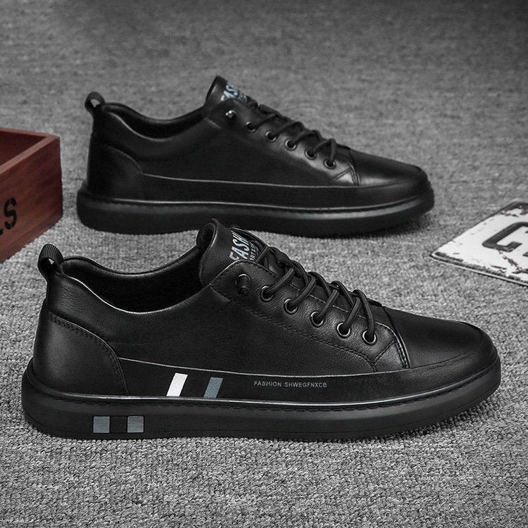 Authentic Leather Casual Sneakers - Style and Comfort in Every Step
