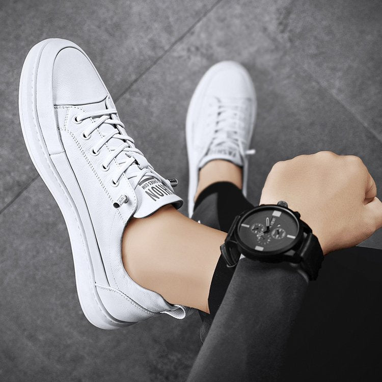 Authentic Leather Casual Sneakers - Style and Comfort in Every Step