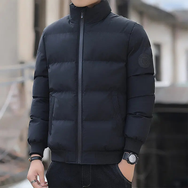 Alpha Style Padded Cotton Jacket for Men