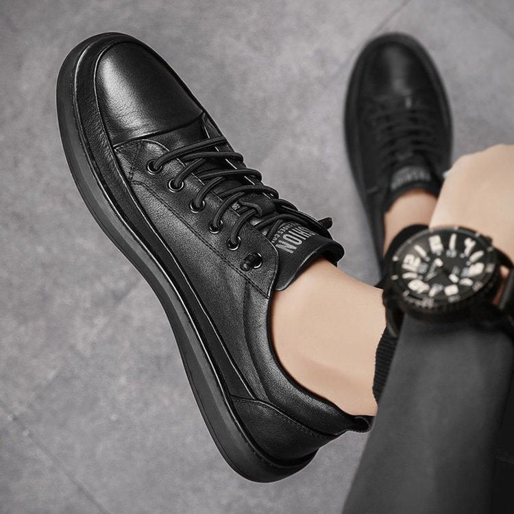 Authentic Leather Casual Sneakers - Style and Comfort in Every Step