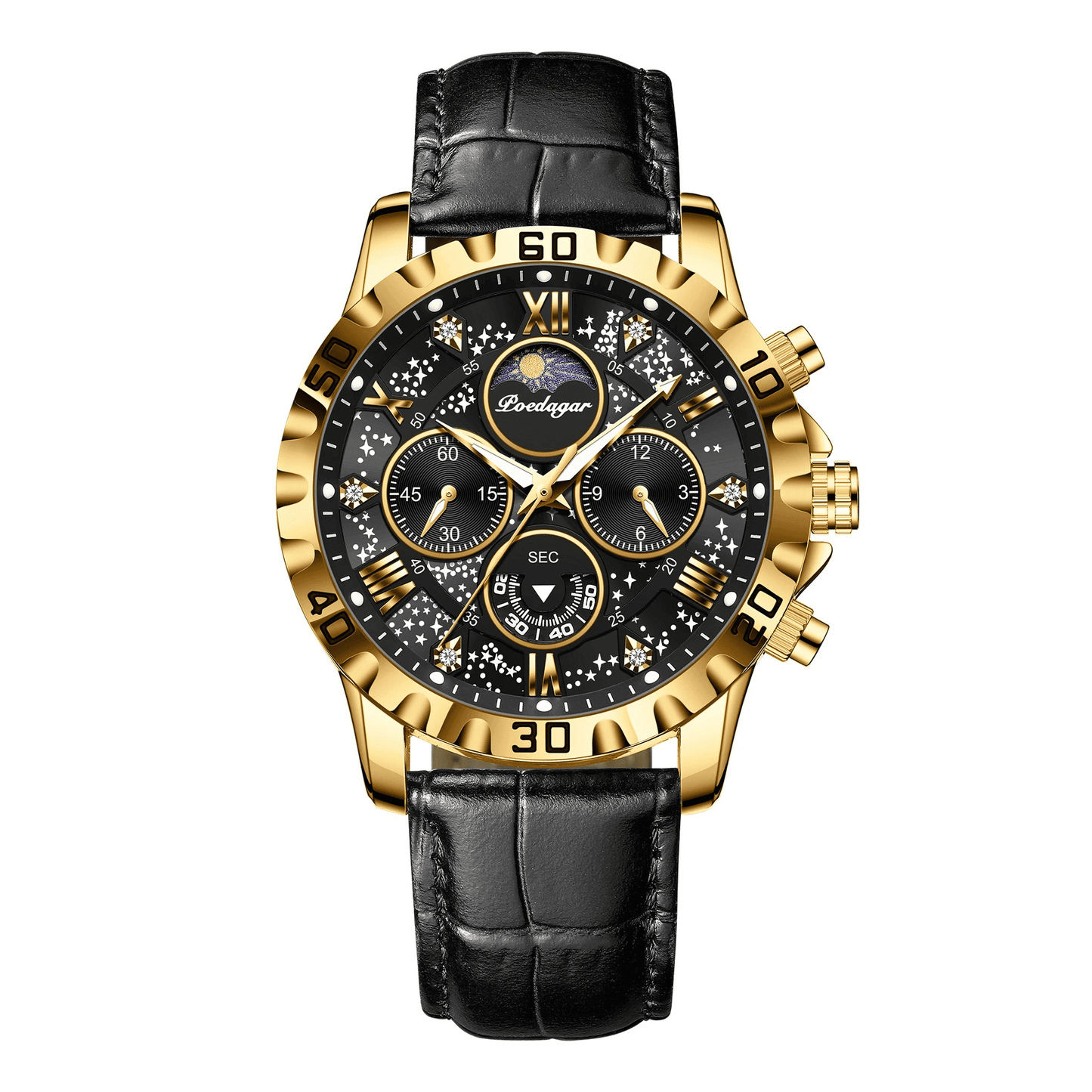 Poedagar Ocean Men's Watch: Nautical Elegance and High Precision