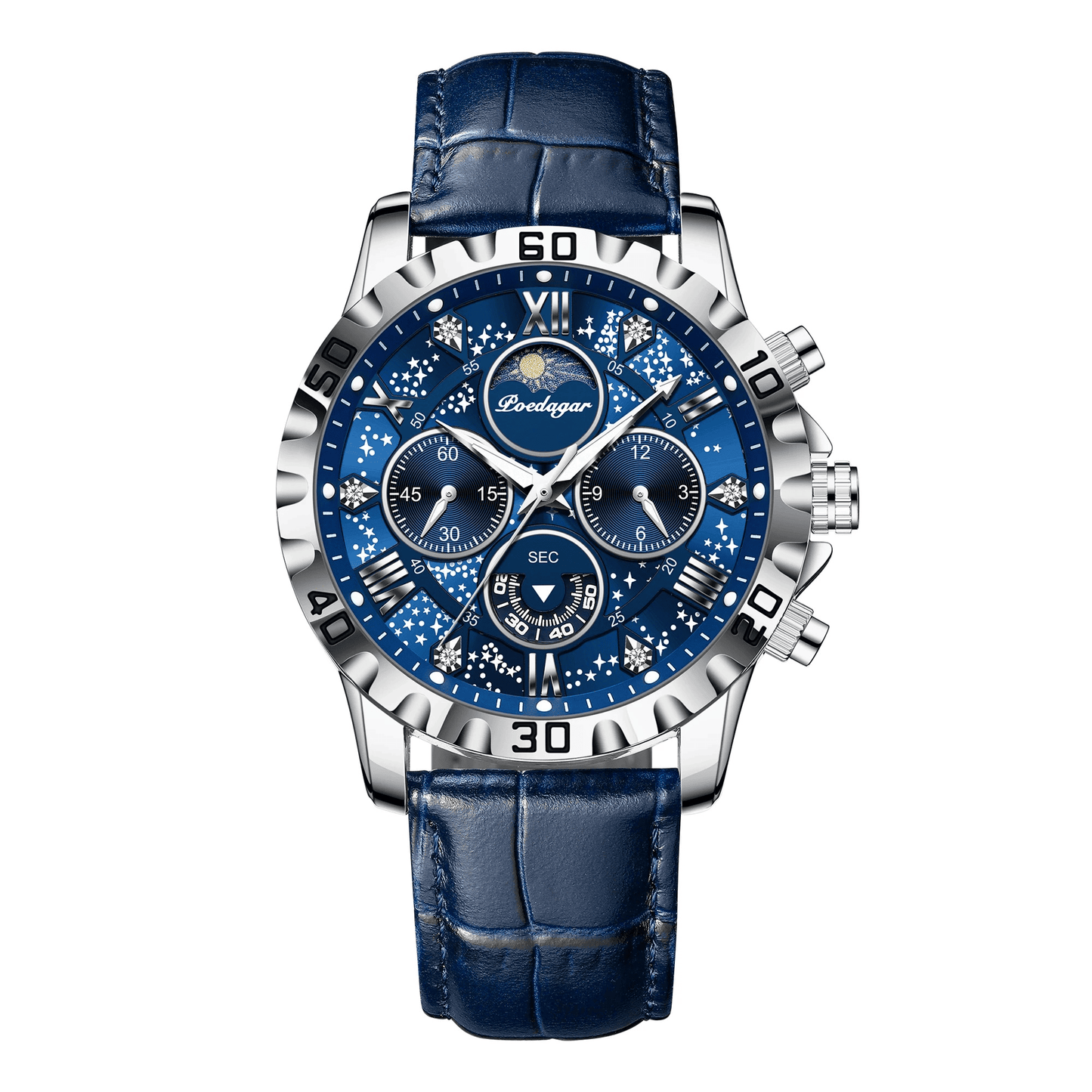 Poedagar Ocean Men's Watch: Nautical Elegance and High Precision