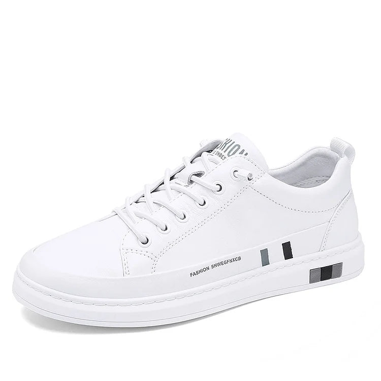 Authentic Leather Casual Sneakers - Style and Comfort in Every Step