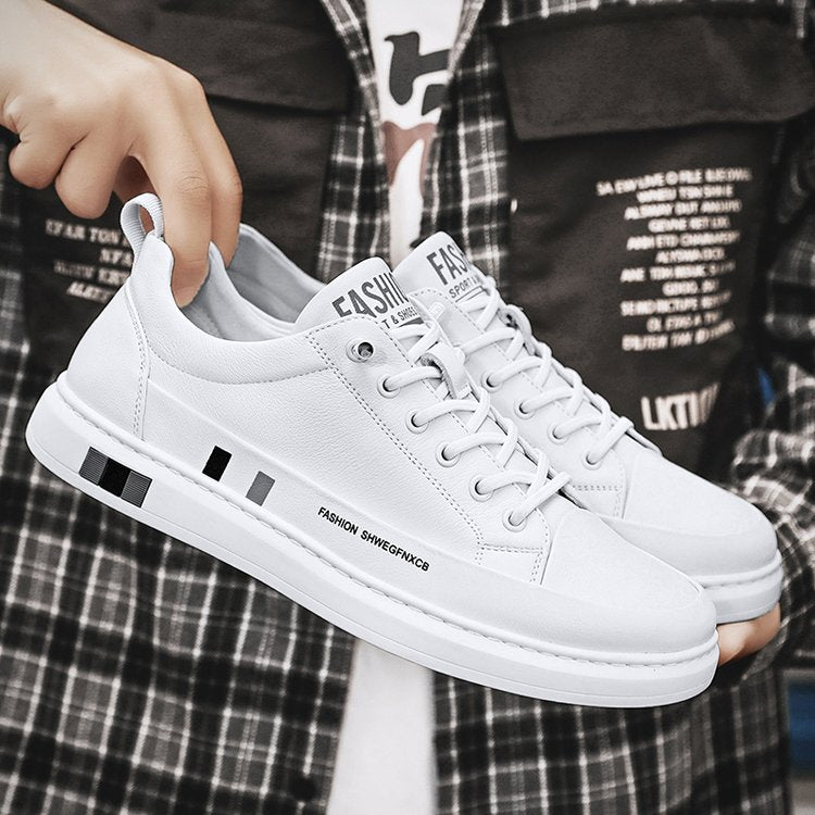 Authentic Leather Casual Sneakers - Style and Comfort in Every Step