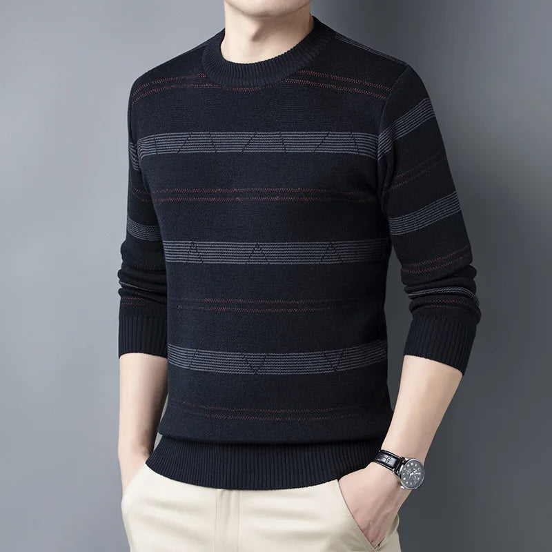 '2025 Launch' Jersey Long-Sleeve Polo Shirt with Classic Style and Modern Comfort