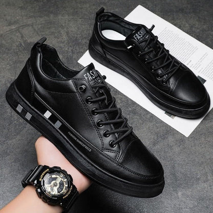Authentic Leather Casual Sneakers - Style and Comfort in Every Step