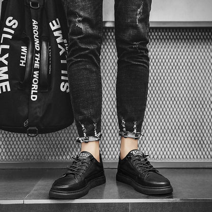 Authentic Leather Casual Sneakers - Style and Comfort in Every Step